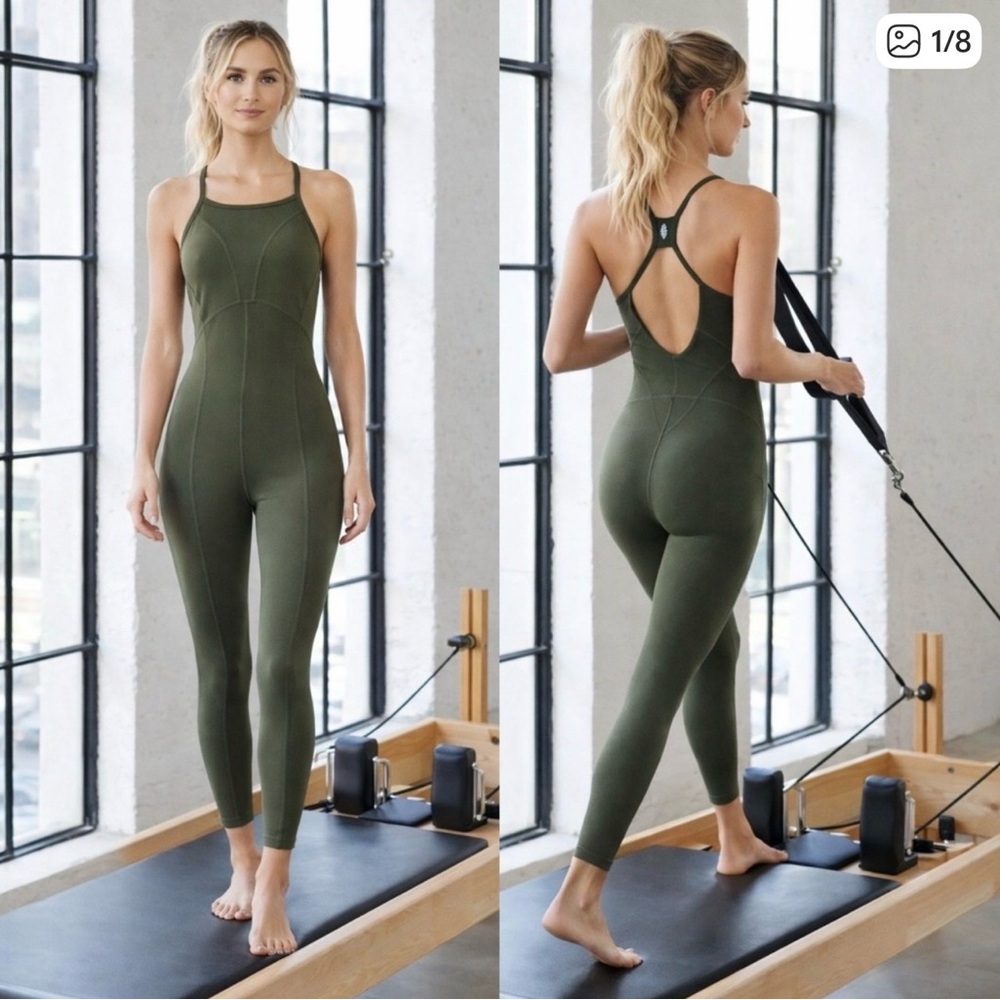 Free People FP Movement Moss Performance Jumpsuit